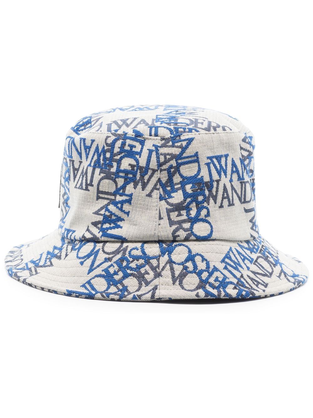 JW Anderson logo-jacquard bucket hat - Blue von JW Anderson