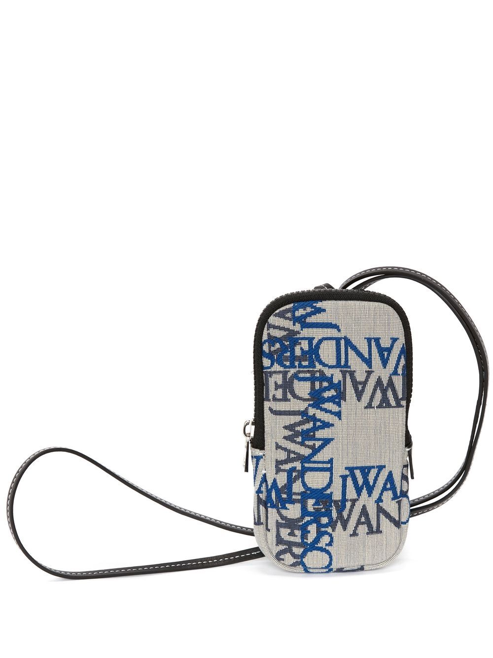 JW Anderson logo-jacquard phone pouch - Neutrals von JW Anderson