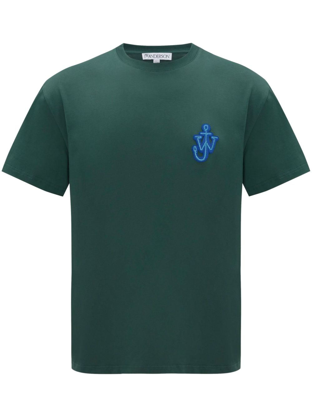 JW Anderson logo-patch cotton T-shirt - Green von JW Anderson