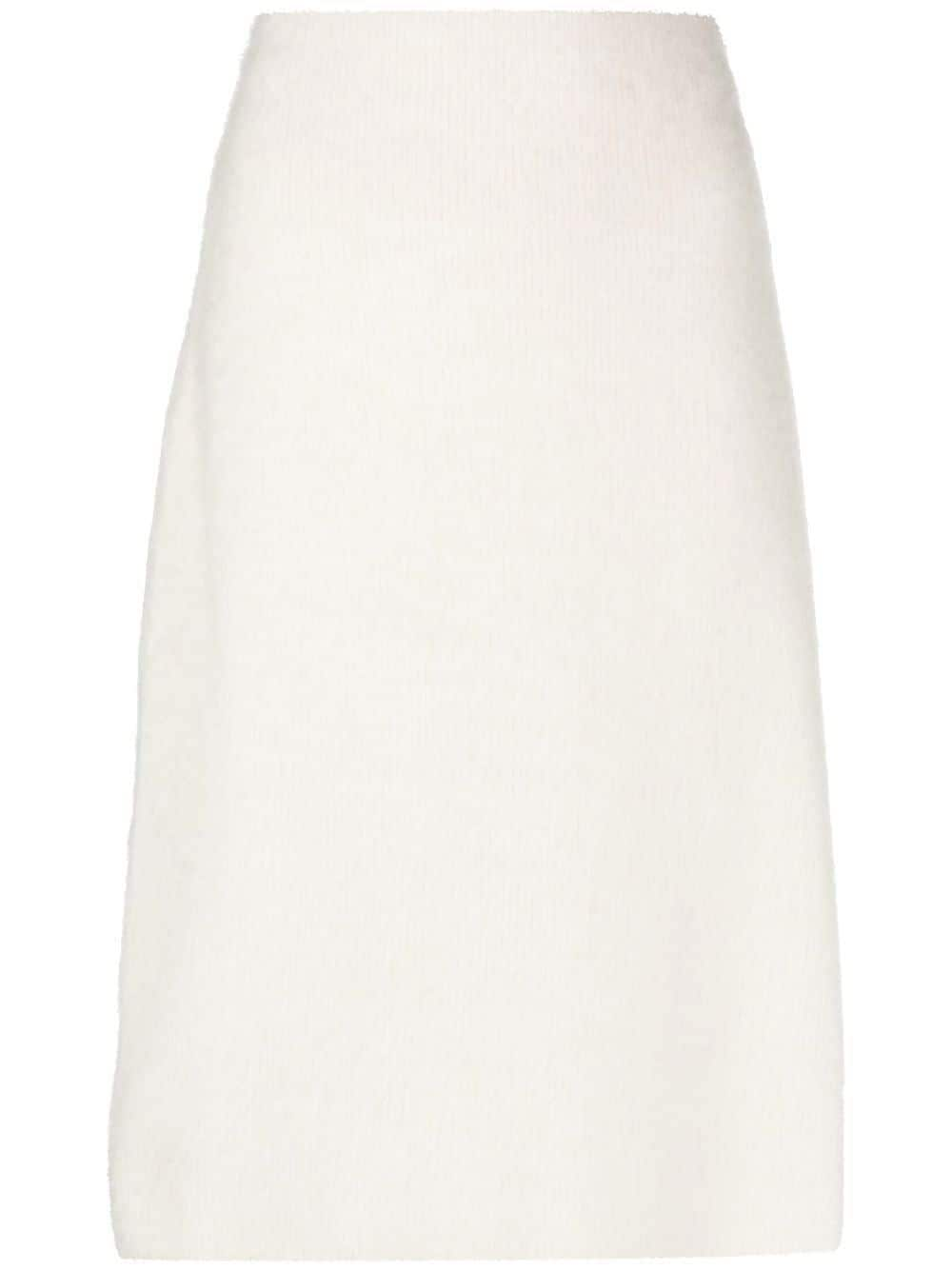 JW Anderson wool-blend midi pencil skirt - Neutrals von JW Anderson