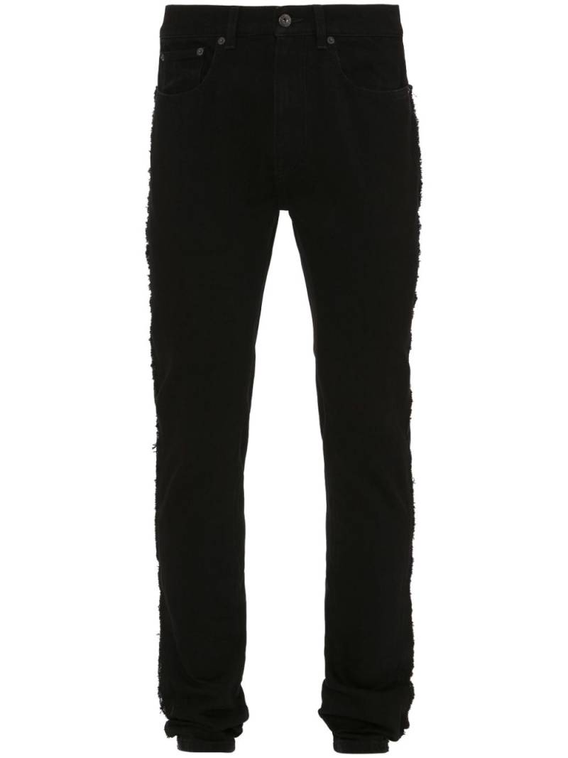 JW Anderson mid-rise straight-leg jeans - Black von JW Anderson