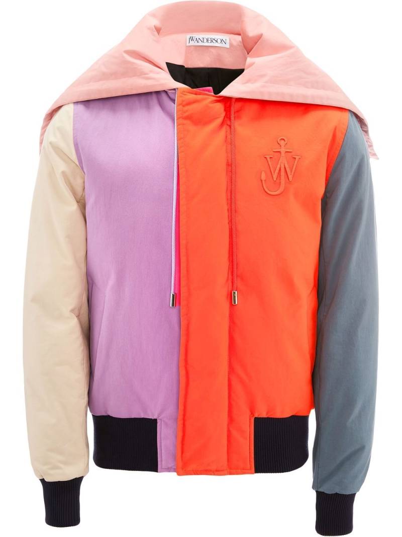 JW Anderson multi-panel zip-fastening jacket - Pink von JW Anderson