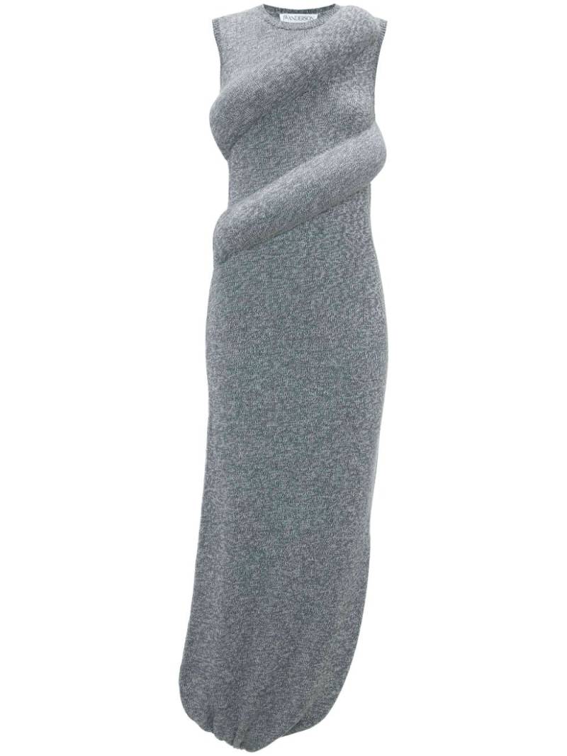 JW Anderson padded knitted maxi dress - Grey von JW Anderson