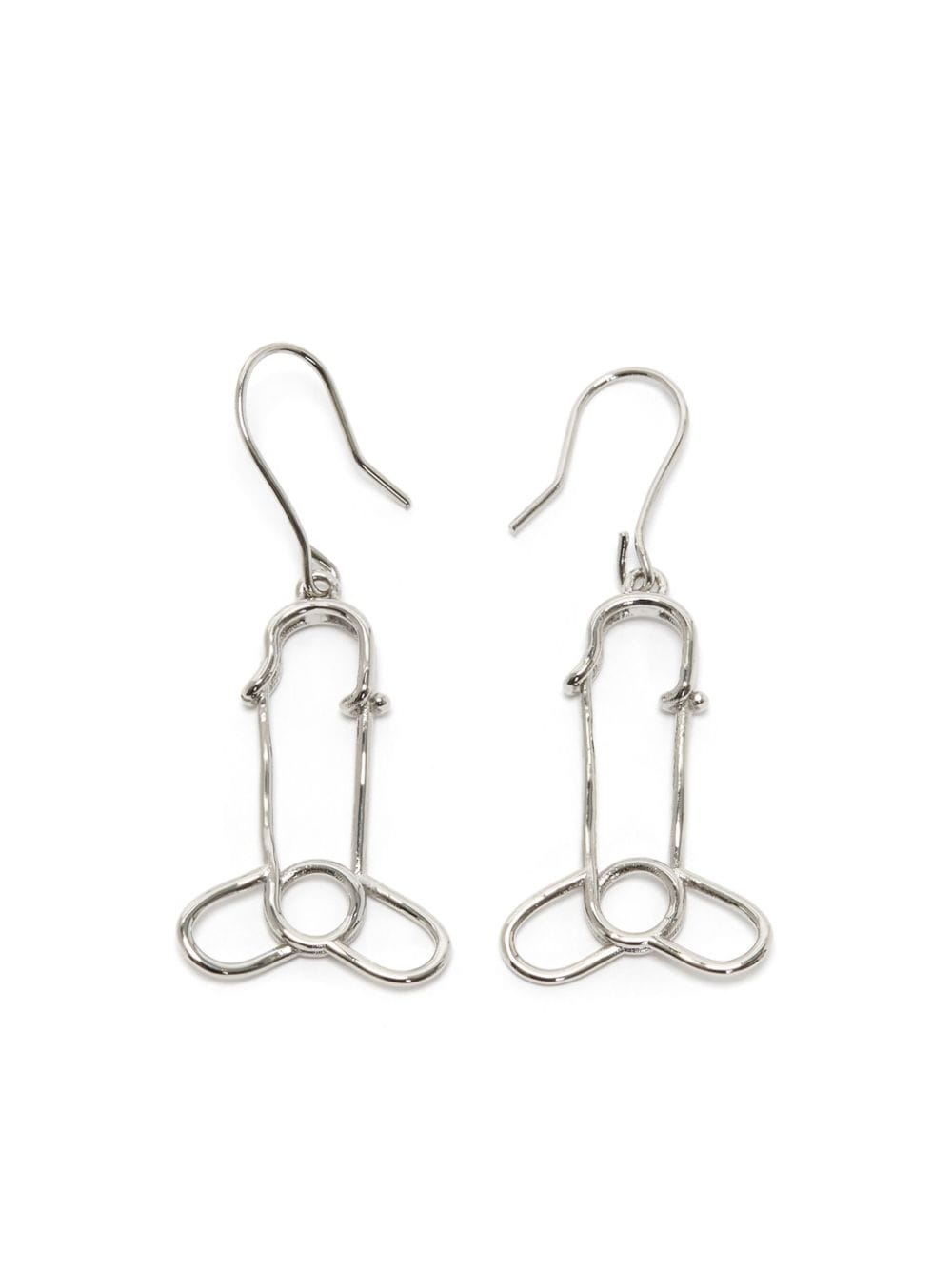 JW Anderson safety-pin pendant earrings - Silver von JW Anderson