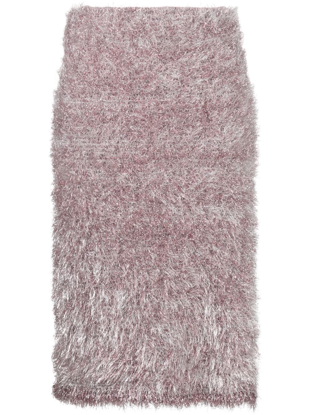 JW Anderson textured midi pencil skirt - Pink von JW Anderson