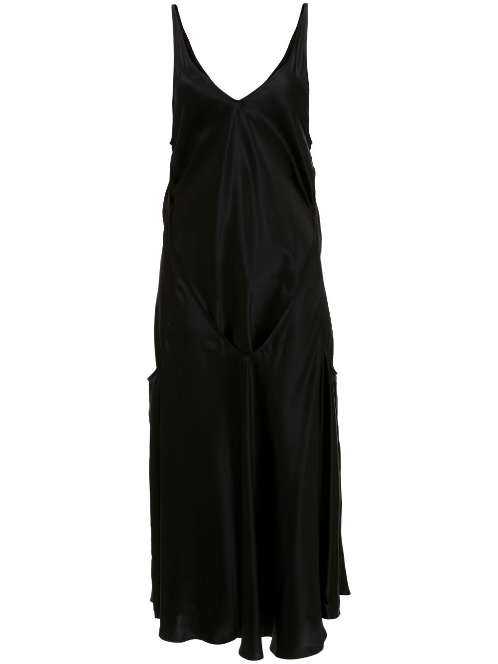 JW Anderson sleeveless silk midi dress - Black von JW Anderson