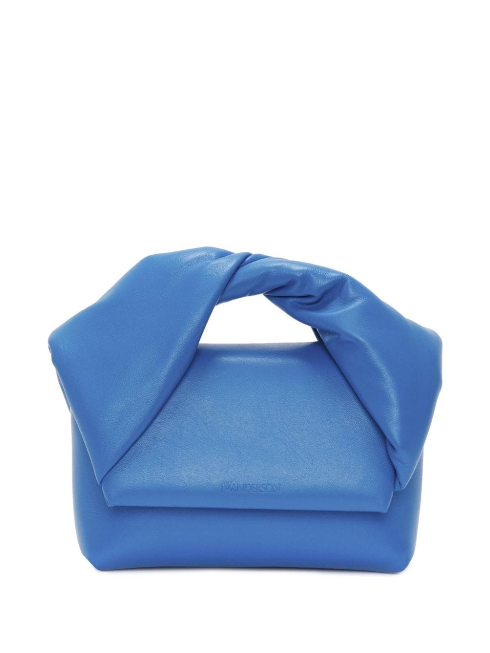 JW Anderson small Twister leather tote bag - Blue von JW Anderson
