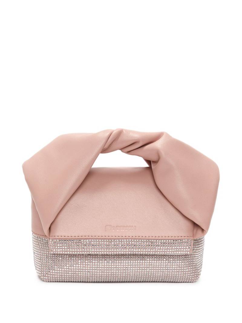 JW Anderson small Twister leather tote bag - Pink von JW Anderson