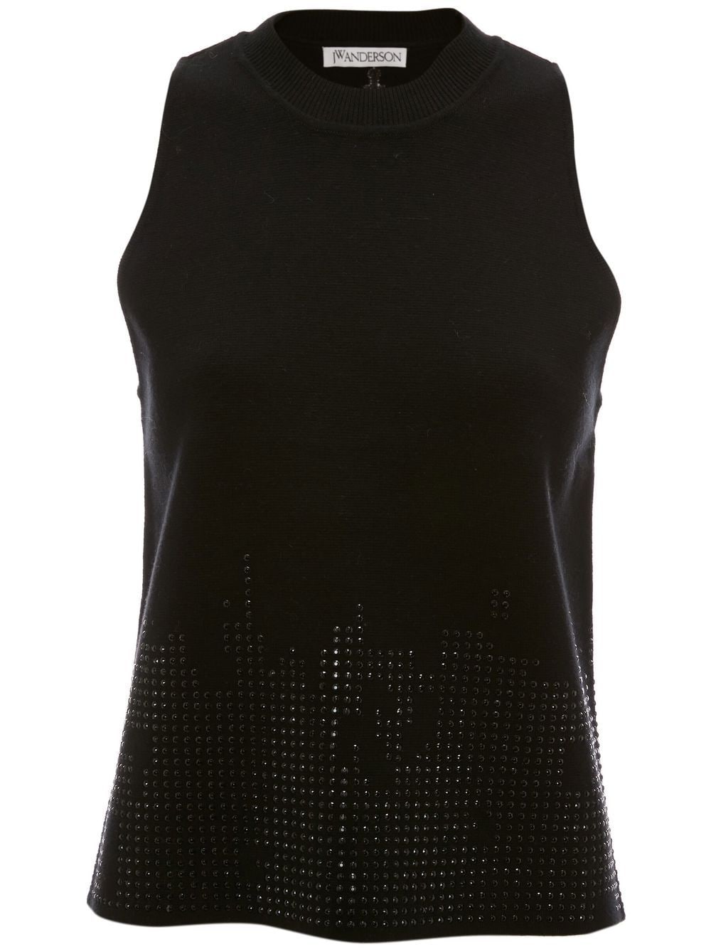 JW Anderson studded knitted tank top - Black von JW Anderson