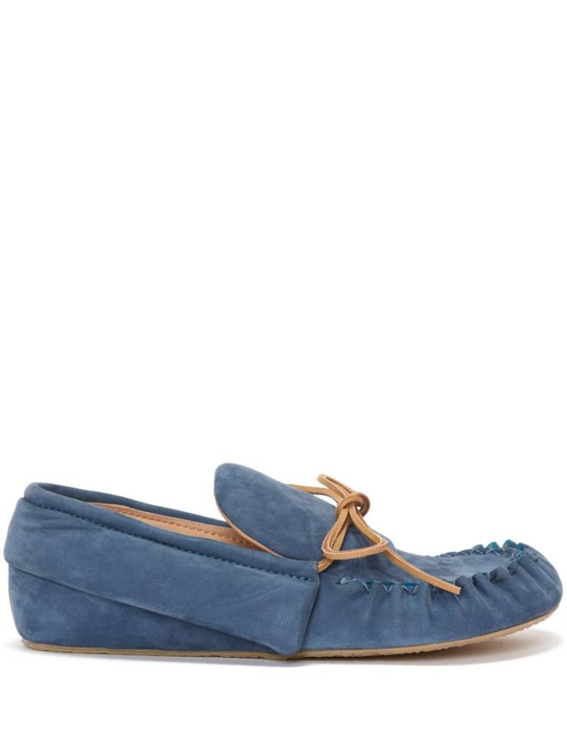 JW Anderson suede moccasin loafers - Blue von JW Anderson