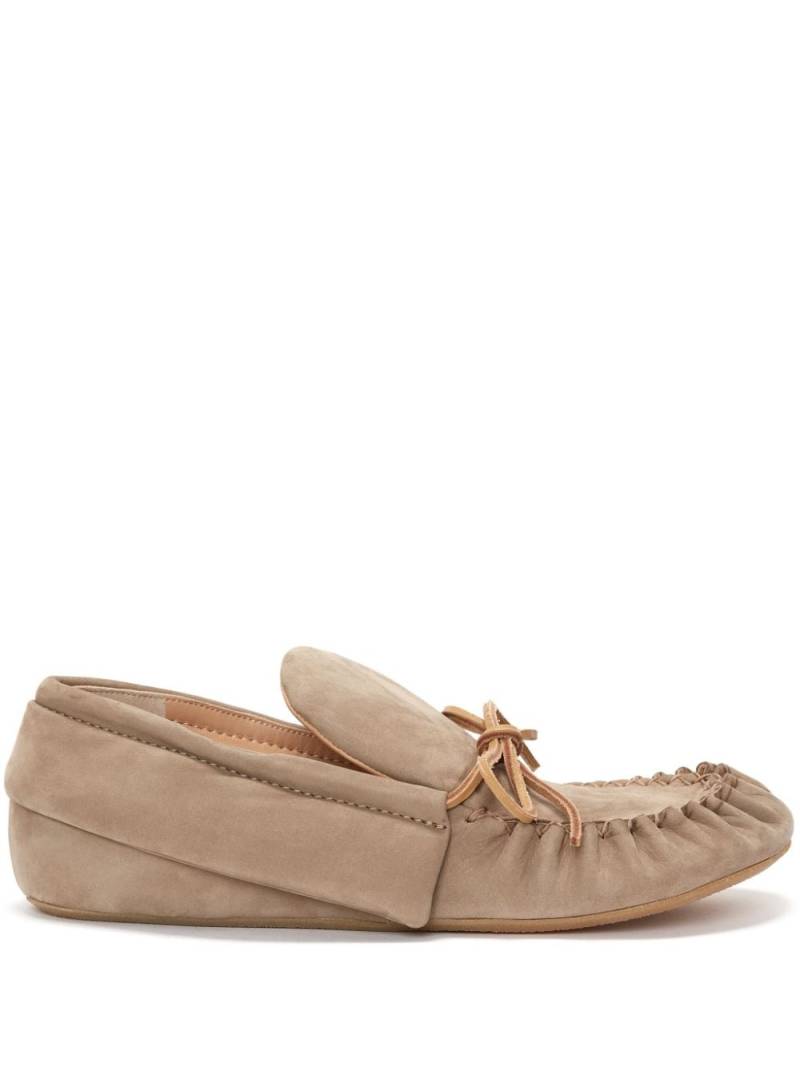 JW Anderson suede moccasin loafers - Neutrals von JW Anderson