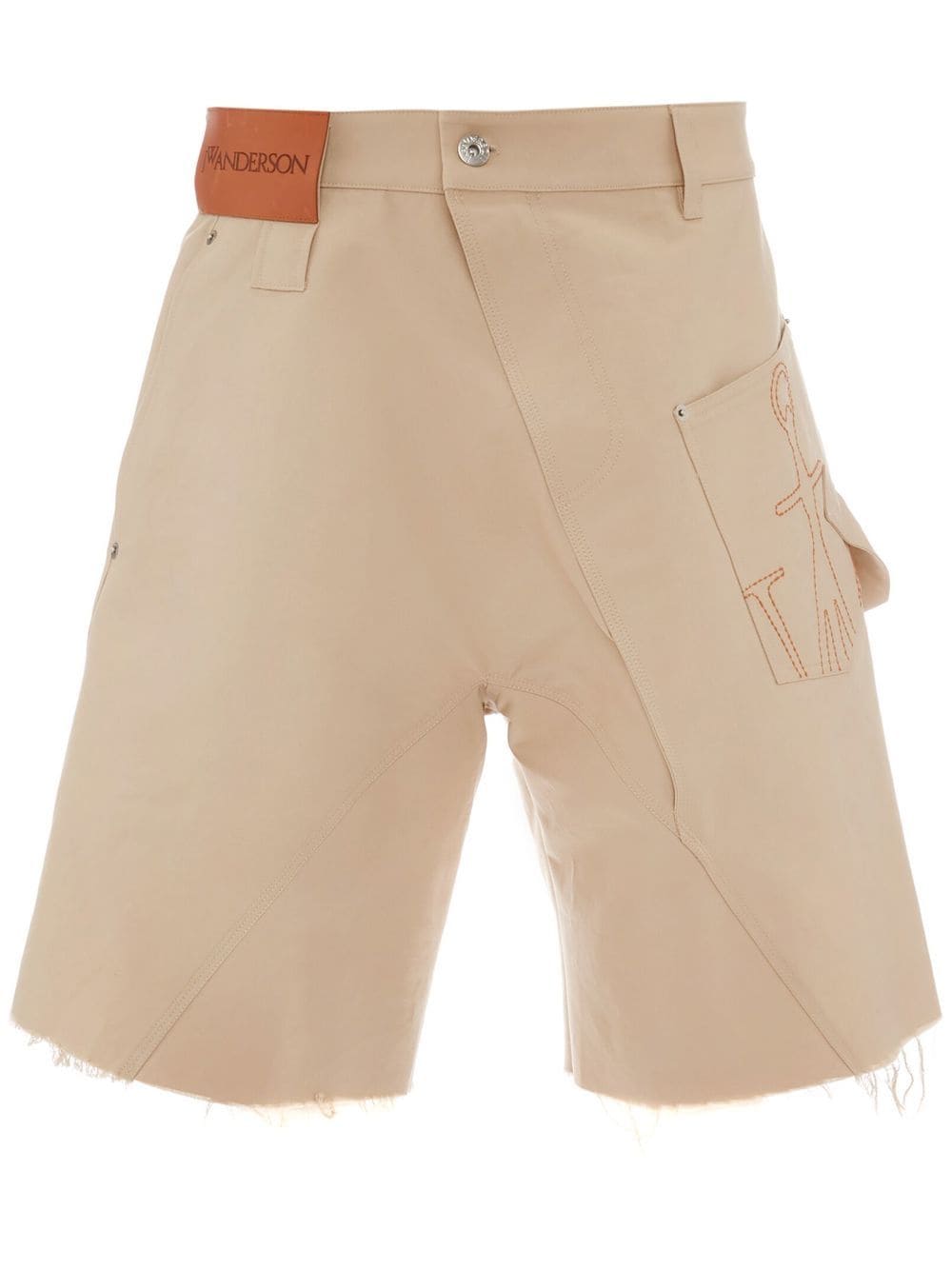 JW Anderson twisted chino shorts - Neutrals von JW Anderson