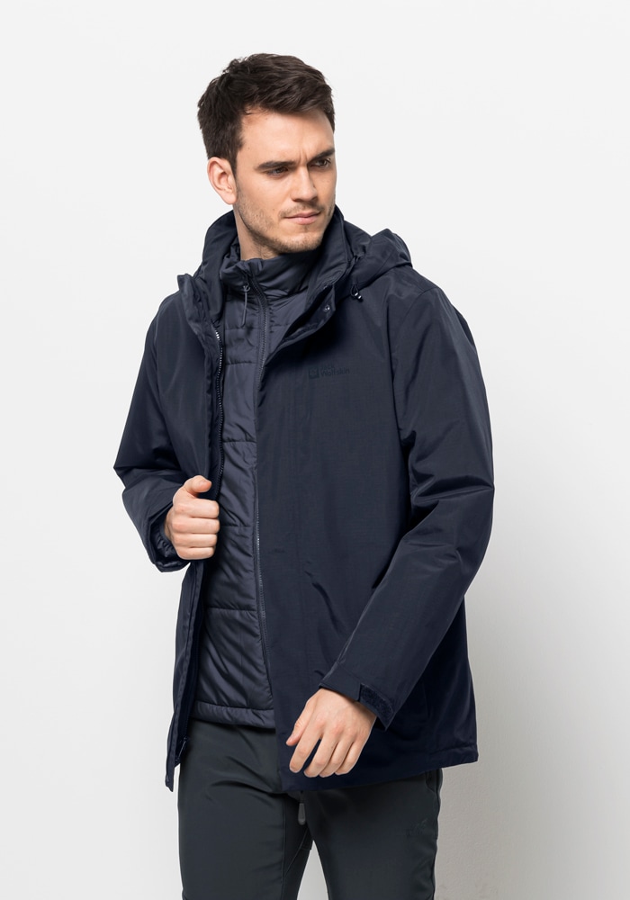 Jack Wolfskin 3-in-1-Funktionsjacke »BERGLAND 3IN1 JKT M«, mit Kapuze von Jack Wolfskin