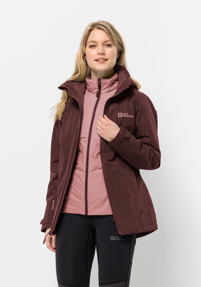 Jack Wolfskin 3-in-1-Funktionsjacke »BERGLAND 3IN1 JKT W«, mit Kapuze Jack Wolfskin 3-in-1-Funktionsjacke »BERGLAND 3IN1 JKT W«, mit Kapuze von Jack Wolfskin