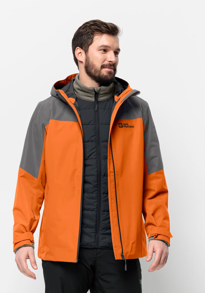 Jack Wolfskin 3-in-1-Funktionsjacke »GLAABACH 3IN1 JKT M«, (2 teilig), mit Kapuze von Jack Wolfskin