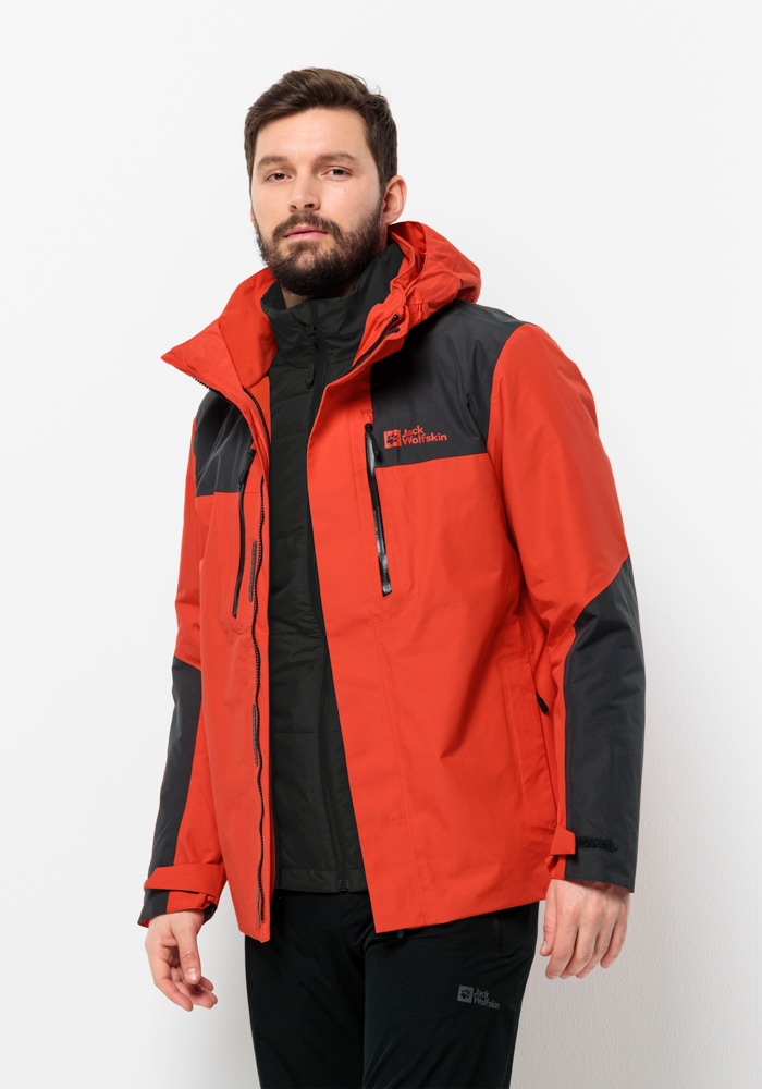 Jack Wolfskin 3-in-1-Funktionsjacke »JASPER 3IN1 JKT M«, (2 teilig), mit Kapuze von Jack Wolfskin