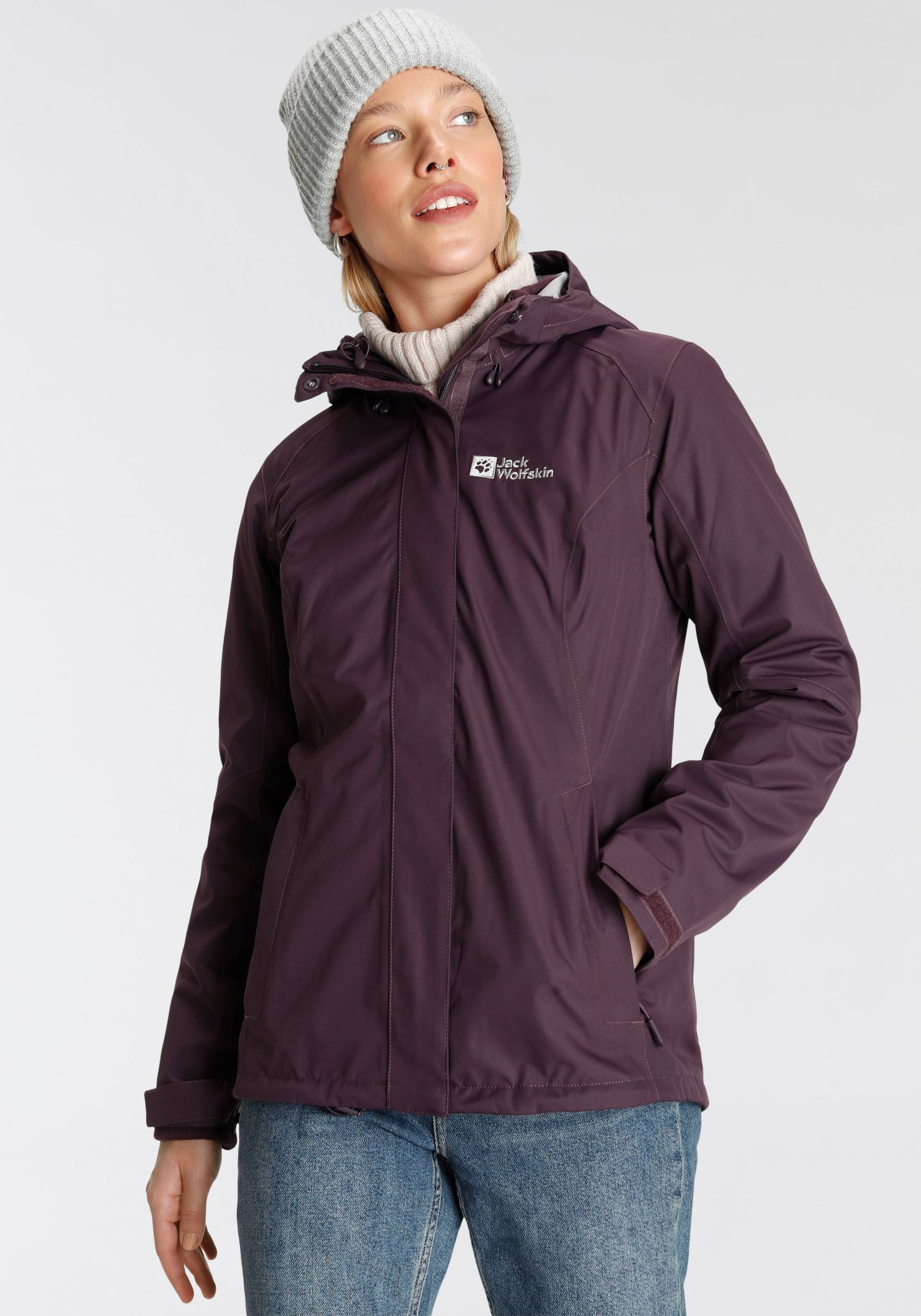 Jack Wolfskin 3-in-1-Funktionsjacke »MANAPOURI«, mit Kapuze von Jack Wolfskin