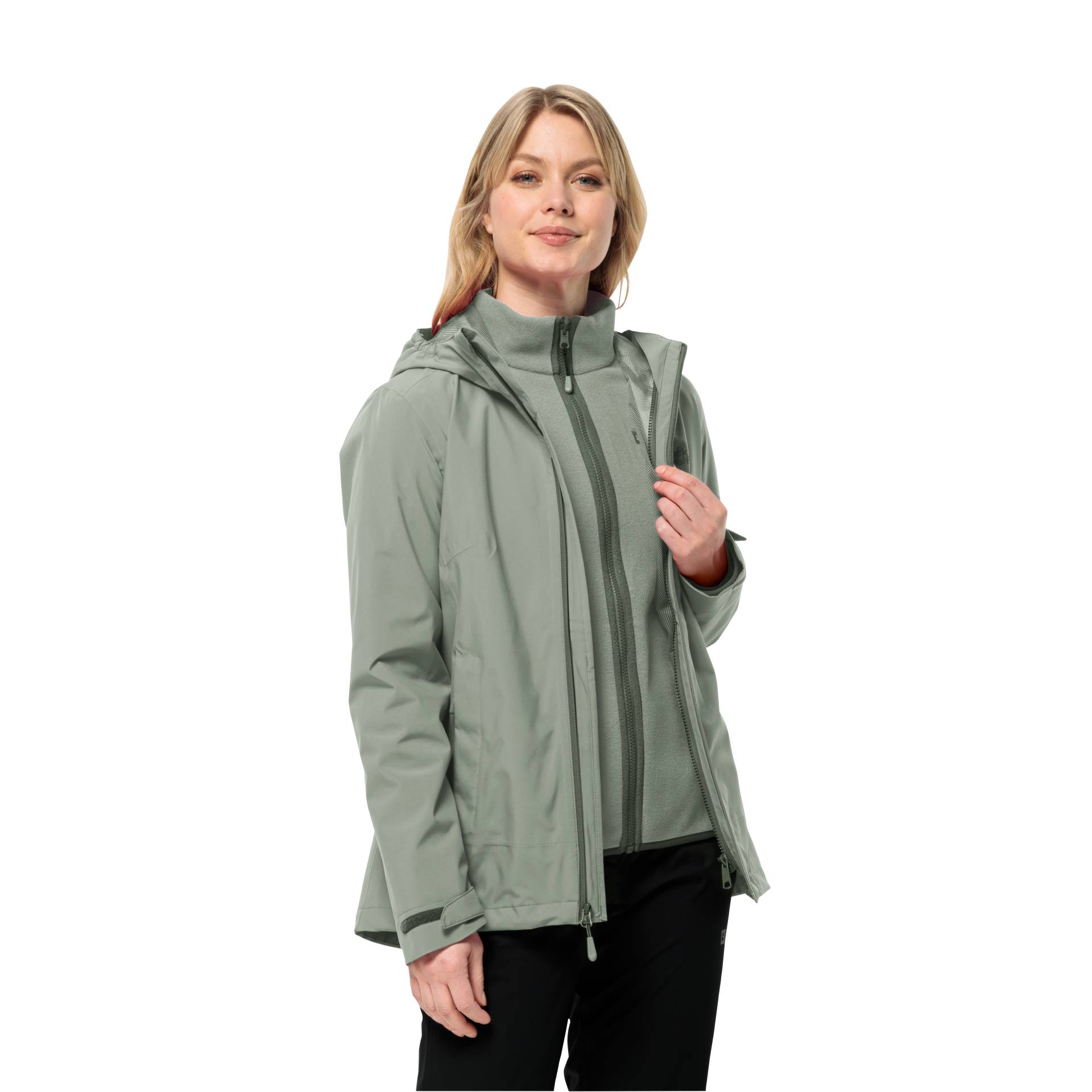 Jack Wolfskin 3-in-1-Funktionsjacke »MOONRISE 3IN1 JKT W«, mit Kapuze, mit wasserabweisenden Reissverschlüssen Jack Wolfskin 3-in-1-Funktionsjacke »MOONRISE 3IN1 JKT W«, mit Kapuze, mit wasserabweisenden Reissverschlüssen von Jack Wolfskin