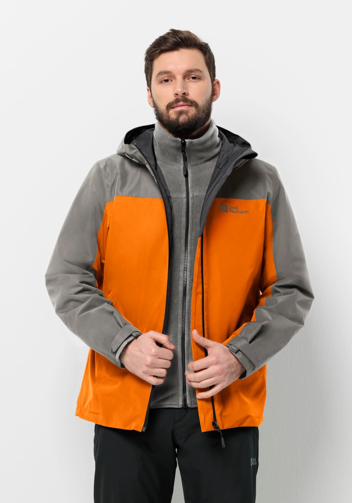 Jack Wolfskin 3-in-1-Funktionsjacke »TAUBENBERG 3IN1 JKT M«, (2 teilig), mit Kapuze von Jack Wolfskin