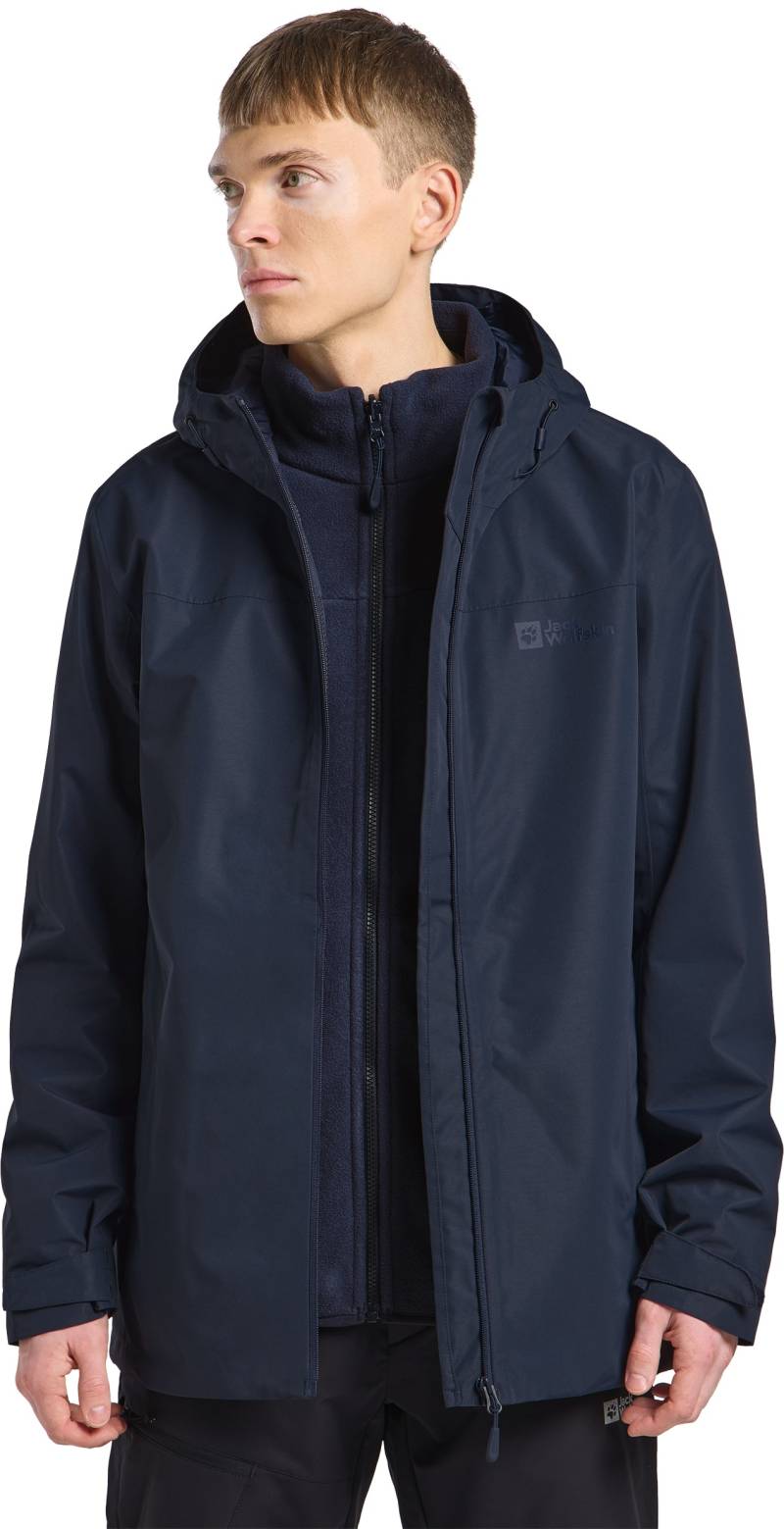 Jack Wolfskin 3-in-1-Funktionsjacke »TAUBENBERG 3IN1 JKT M«, (2 teilig), mit Kapuze von Jack Wolfskin