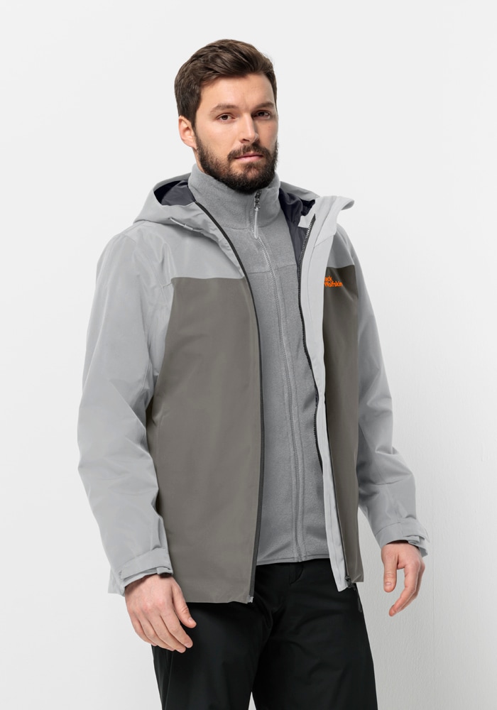 Jack Wolfskin 3-in-1-Funktionsjacke »TAUBENBERG 3IN1 JKT M«, (2 teilig), mit Kapuze von Jack Wolfskin