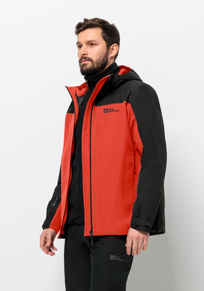 Jack Wolfskin 3-in-1-Funktionsjacke »TAUBENBERG 3IN1 JKT M«, (2 teilig), mit Kapuze von Jack Wolfskin