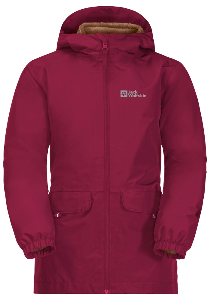 Jack Wolfskin 3-in-1-Funktionsjacke »VELVY 3IN1 JACKET G«, (2 teilig), mit Kapuze von Jack Wolfskin