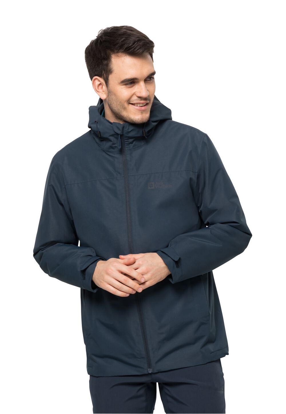 Jack Wolfskin 3 in 1 Jacke Herren Taubenberg 3in1 Jacket Men S blau night blue von Jack Wolfskin