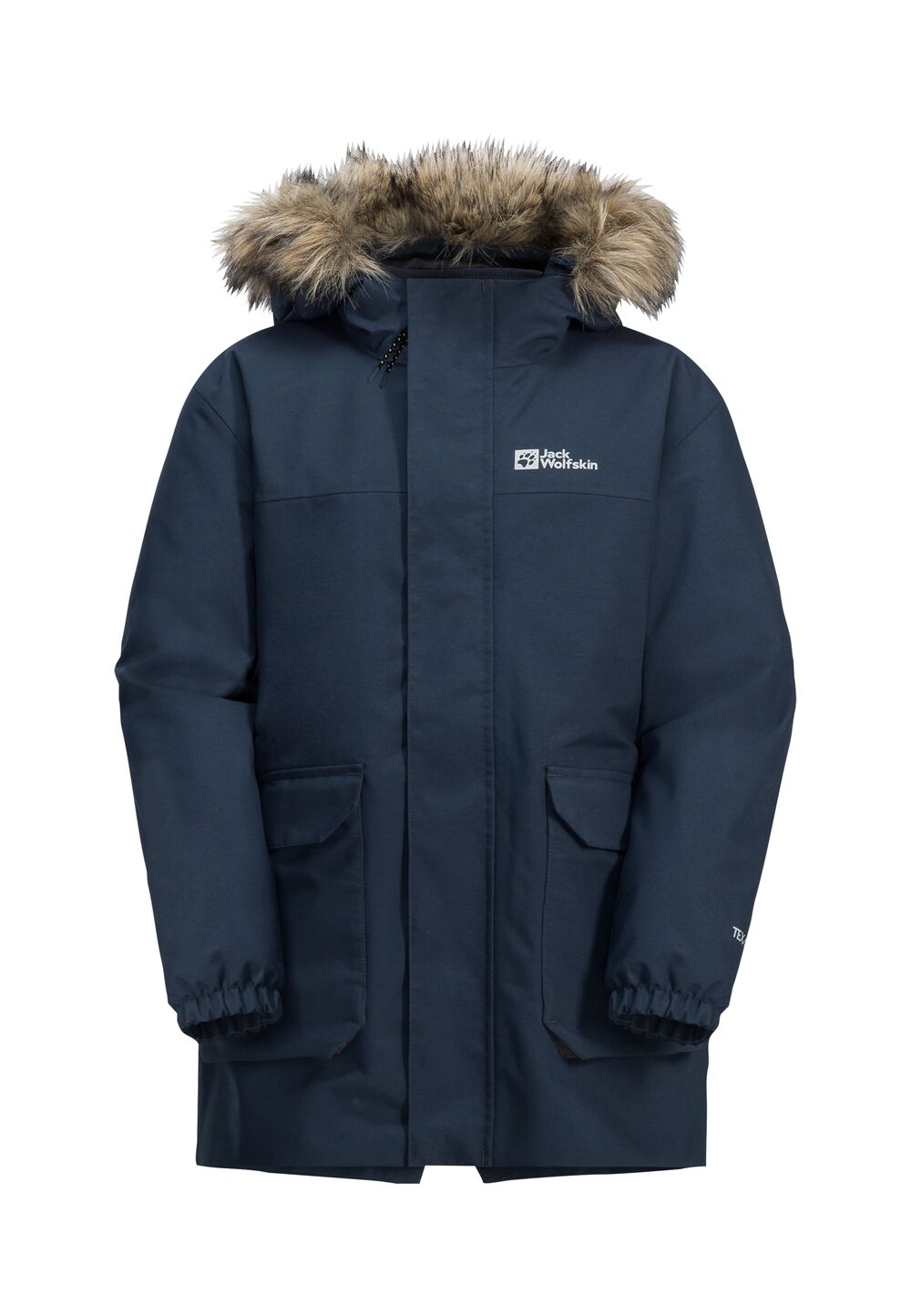 Jack Wolfskin 3 in 1 Jacke Jungen Cosy Bear 3in1 Parka Kids 104 blau night blue von Jack Wolfskin