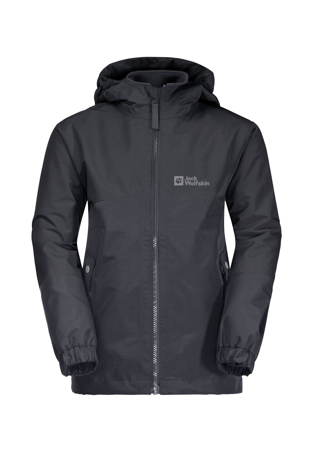 Jack Wolfskin Iceland 3in1 Jacket Boys 92 phantom Phantom von Jack Wolfskin