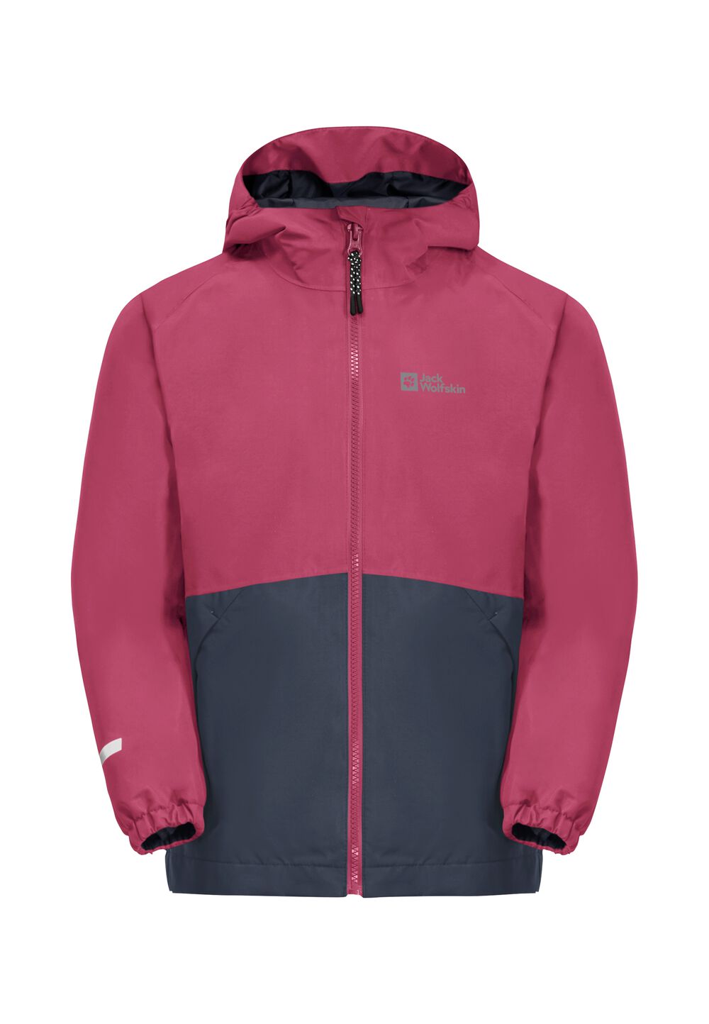 Jack Wolfskin 3 in 1 Jacke Kinder Iceland 3in1 Jacket Kids 104 dark fuchsia dark fuchsia von Jack Wolfskin