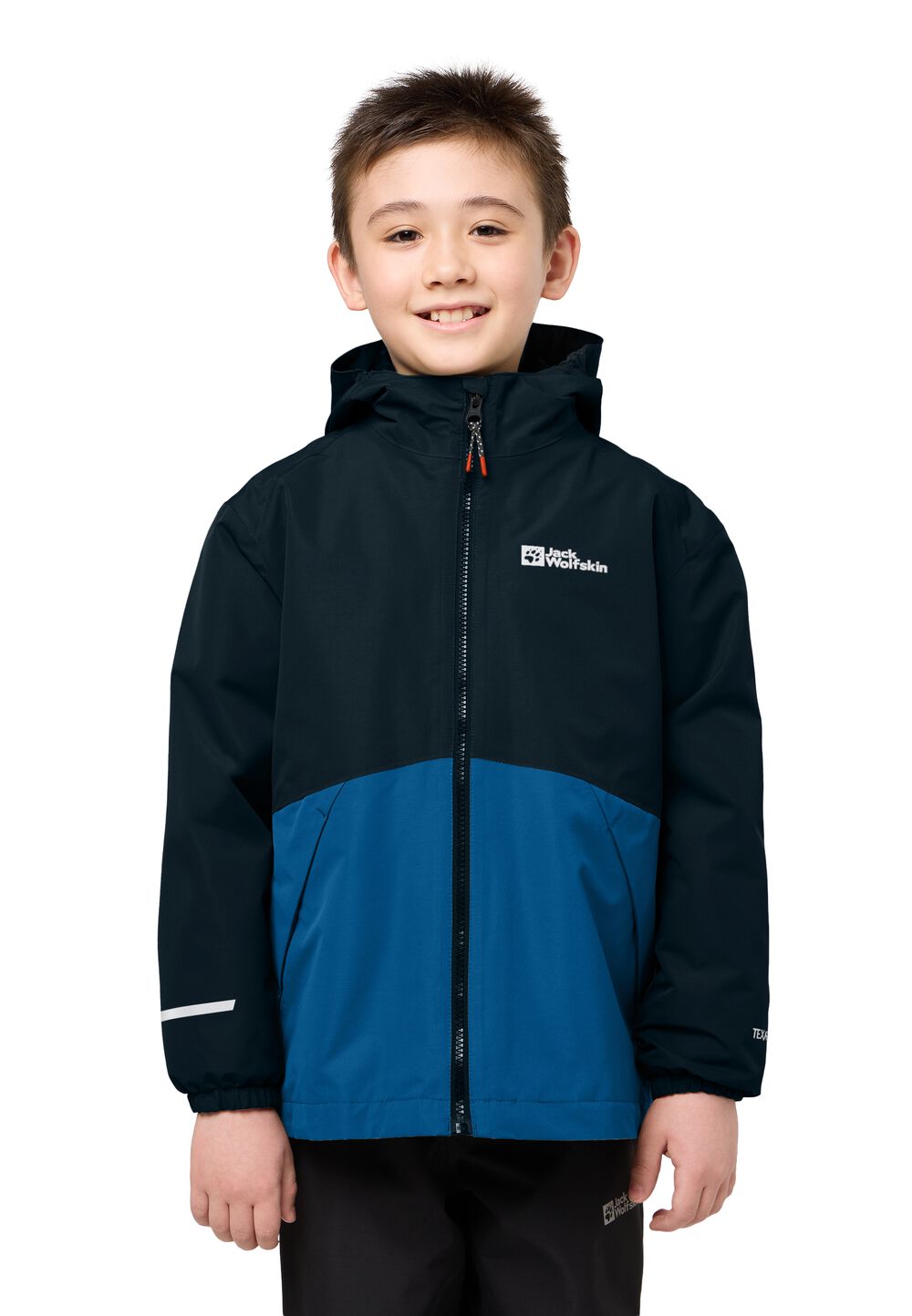 Jack Wolfskin 3 in 1 Jacke Kinder Iceland 3in1 Jacket Kids 128 crisp cobalt crisp cobalt von Jack Wolfskin