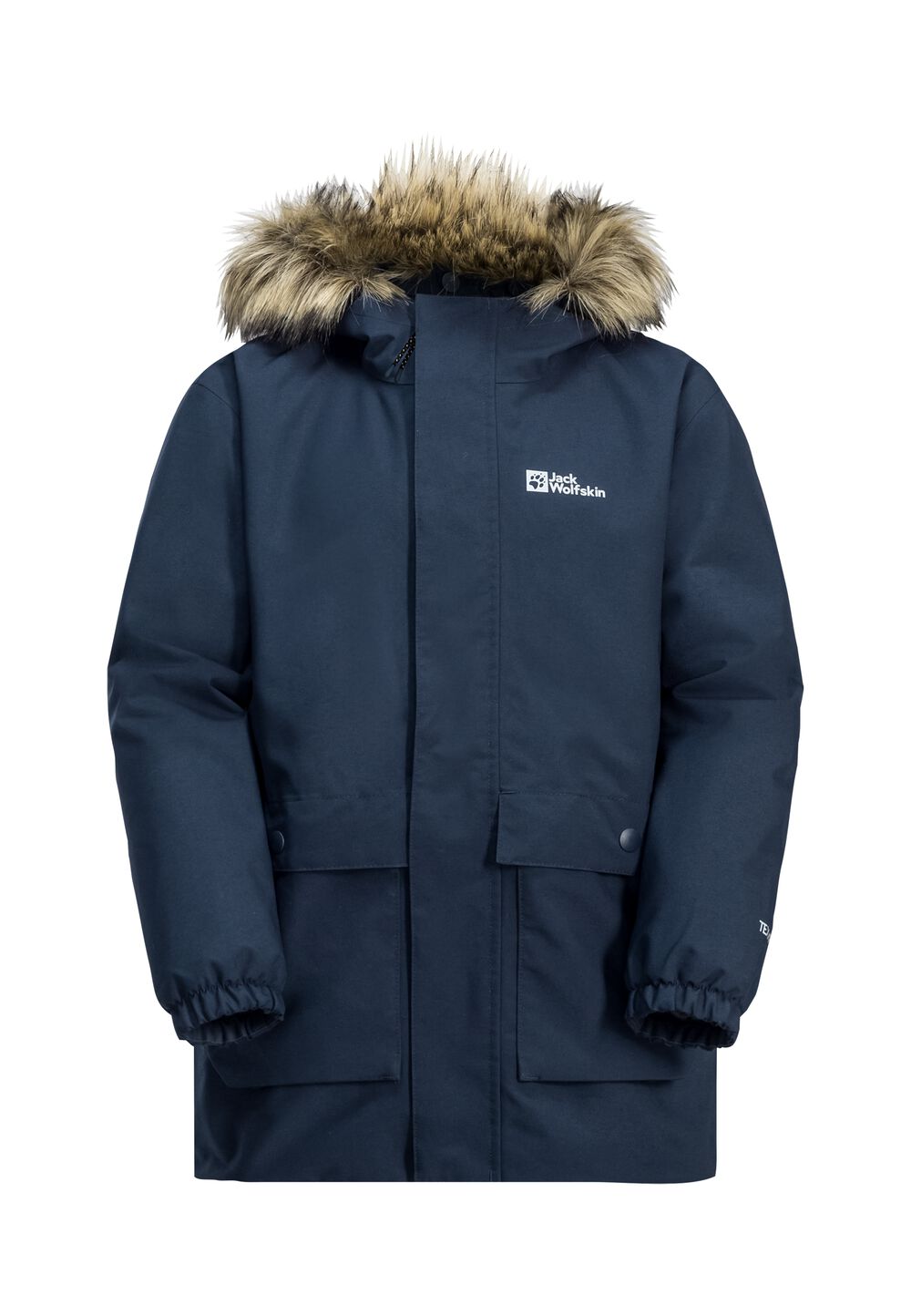 Jack Wolfskin 3 in 1 Jacke Mädchen Cosy Bear 3in1 Parka Girls 140 blau night blue von Jack Wolfskin