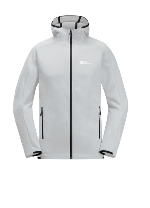 Jack Wolfskin Alpgrat Hooded Fleecejacke silber von Jack Wolfskin