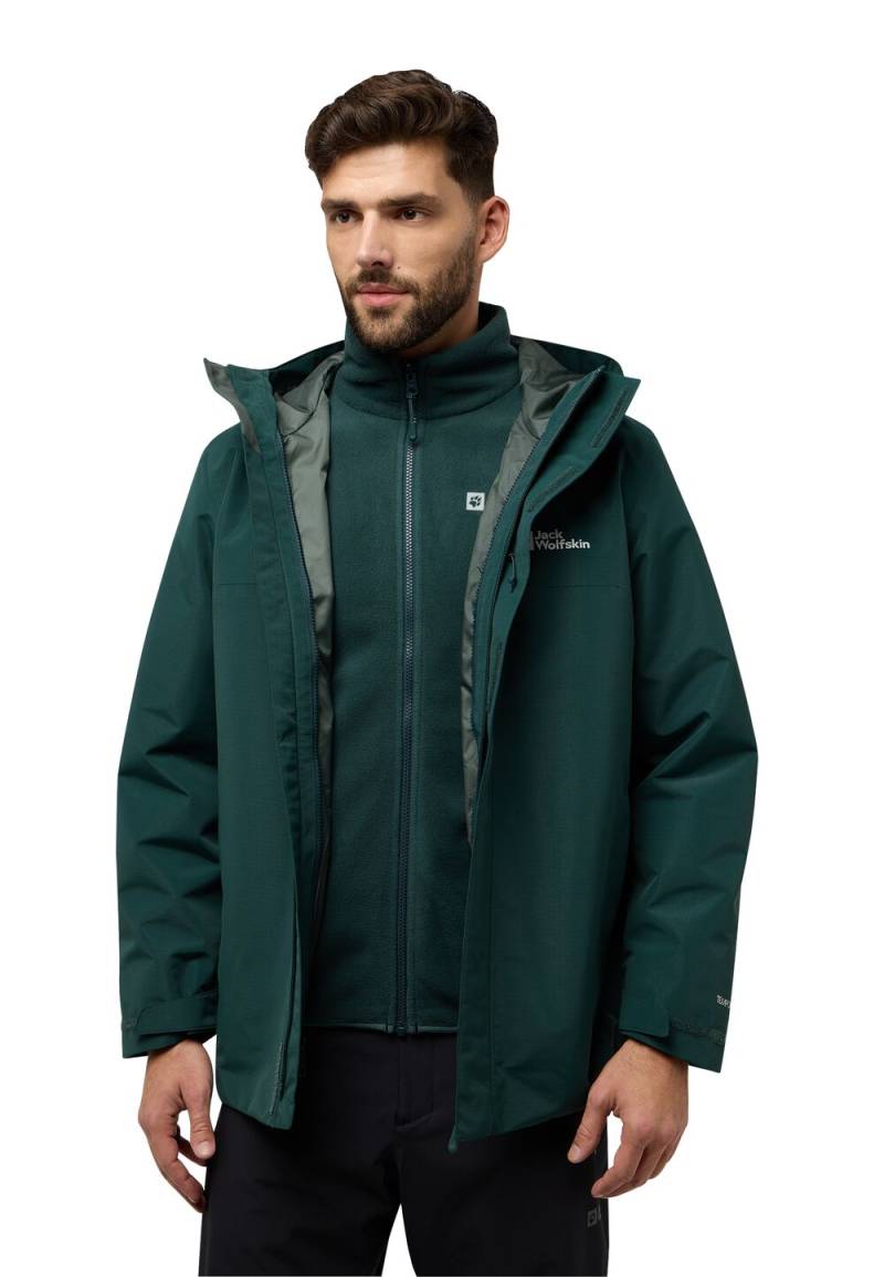 Jack Wolfskin Altenberg 3in1 Jacket Men M black olive black olive von Jack Wolfskin
