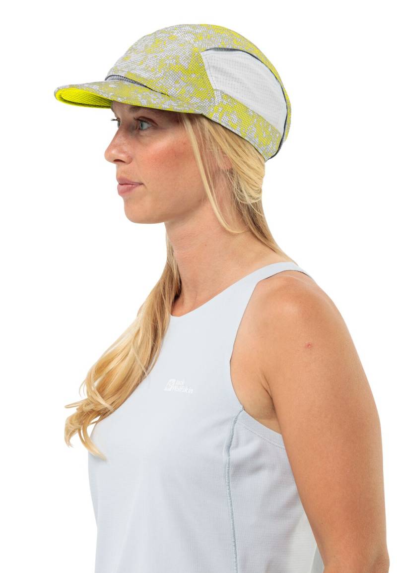 Jack Wolfskin Basecap Prelight Wind Cap One Size grid camo firefly Grid Camo Firefly von Jack Wolfskin