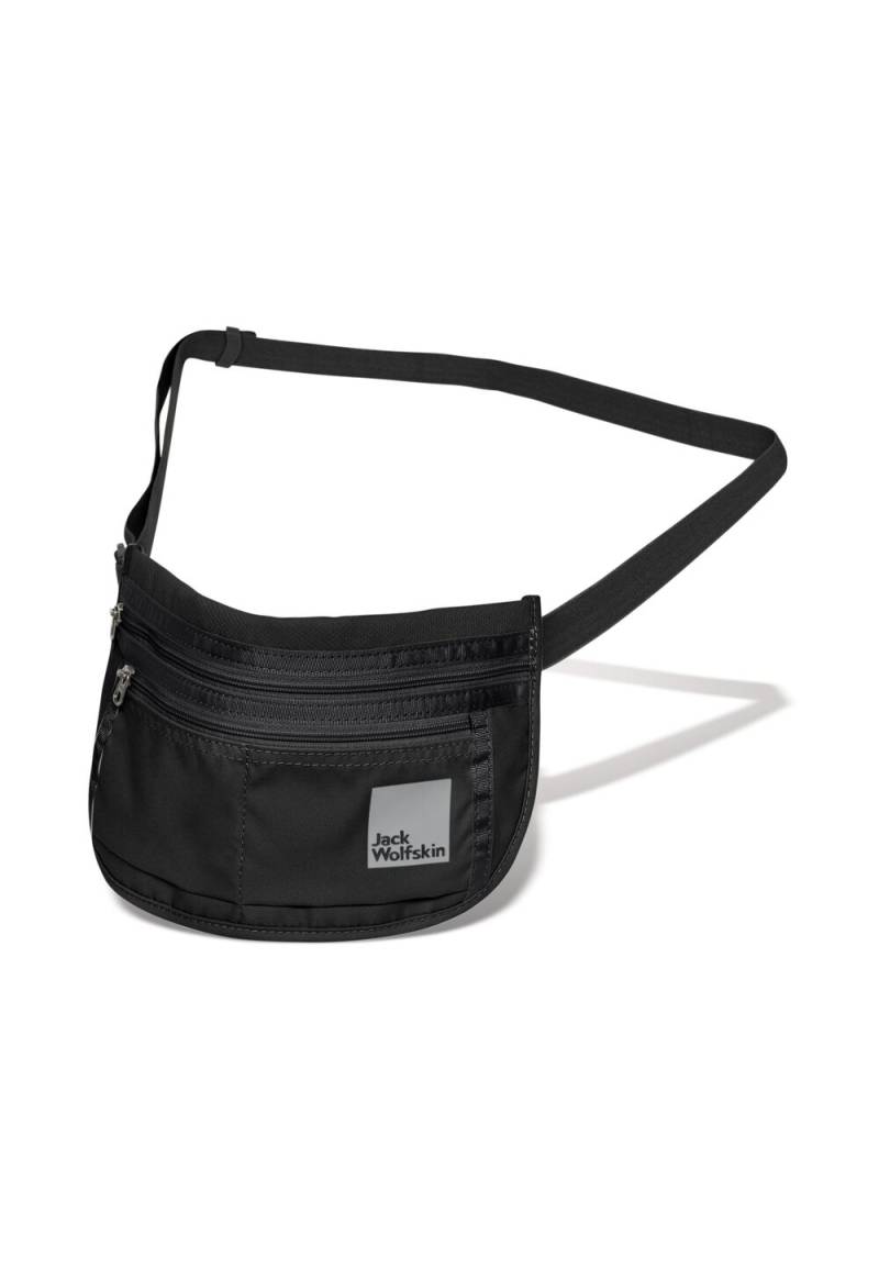 Jack Wolfskin Bauchtasche für Reisedokumente Document Belts DE Luxe one size schwarz black von Jack Wolfskin