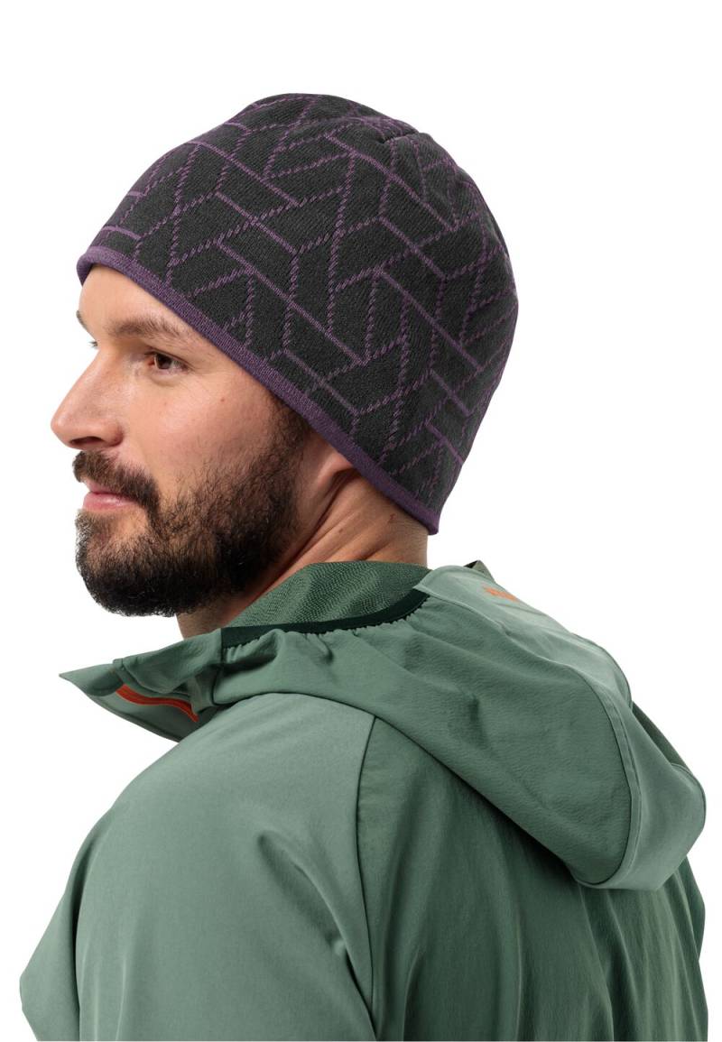 Jack Wolfskin Beanie Mütze Alpspitze Beanie L black black von Jack Wolfskin