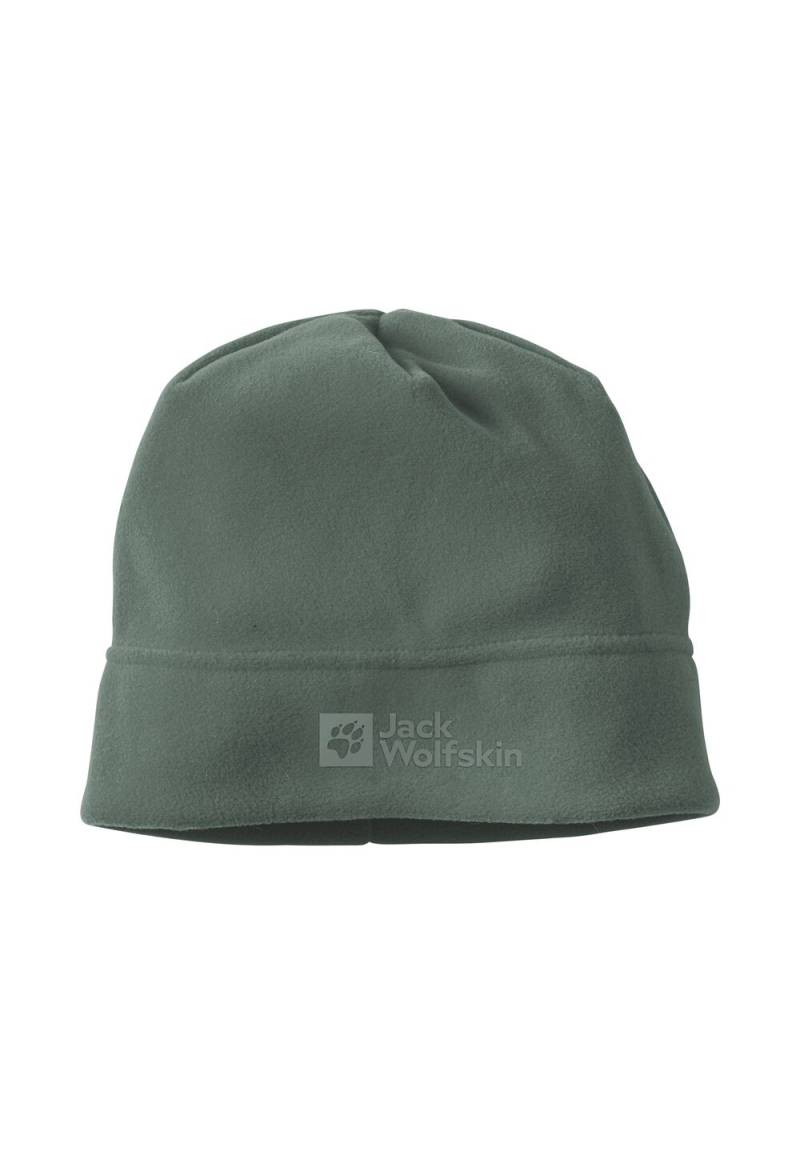 Jack Wolfskin Beanie Mütze Real Stuff Beanie one size hedge green hedge green von Jack Wolfskin