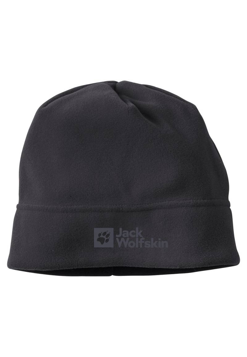 Jack Wolfskin Beanie Mütze Real Stuff Beanie one size schwarz black von Jack Wolfskin