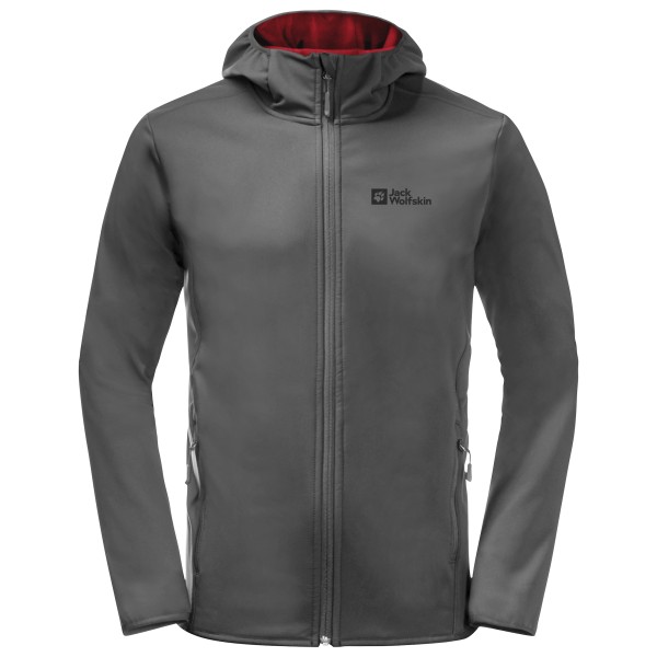 Jack Wolfskin - Bornberg Hoody - Softshelljacke Gr L grau von Jack Wolfskin