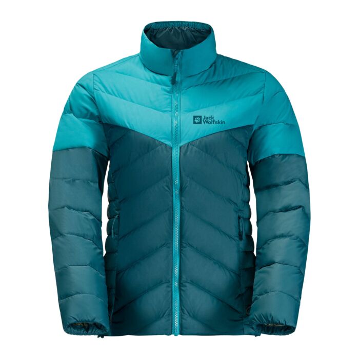 Jack Wolfskin Damen Daunenjacke Tundra Down JKT W, stahlblau, XL von Jack Wolfskin