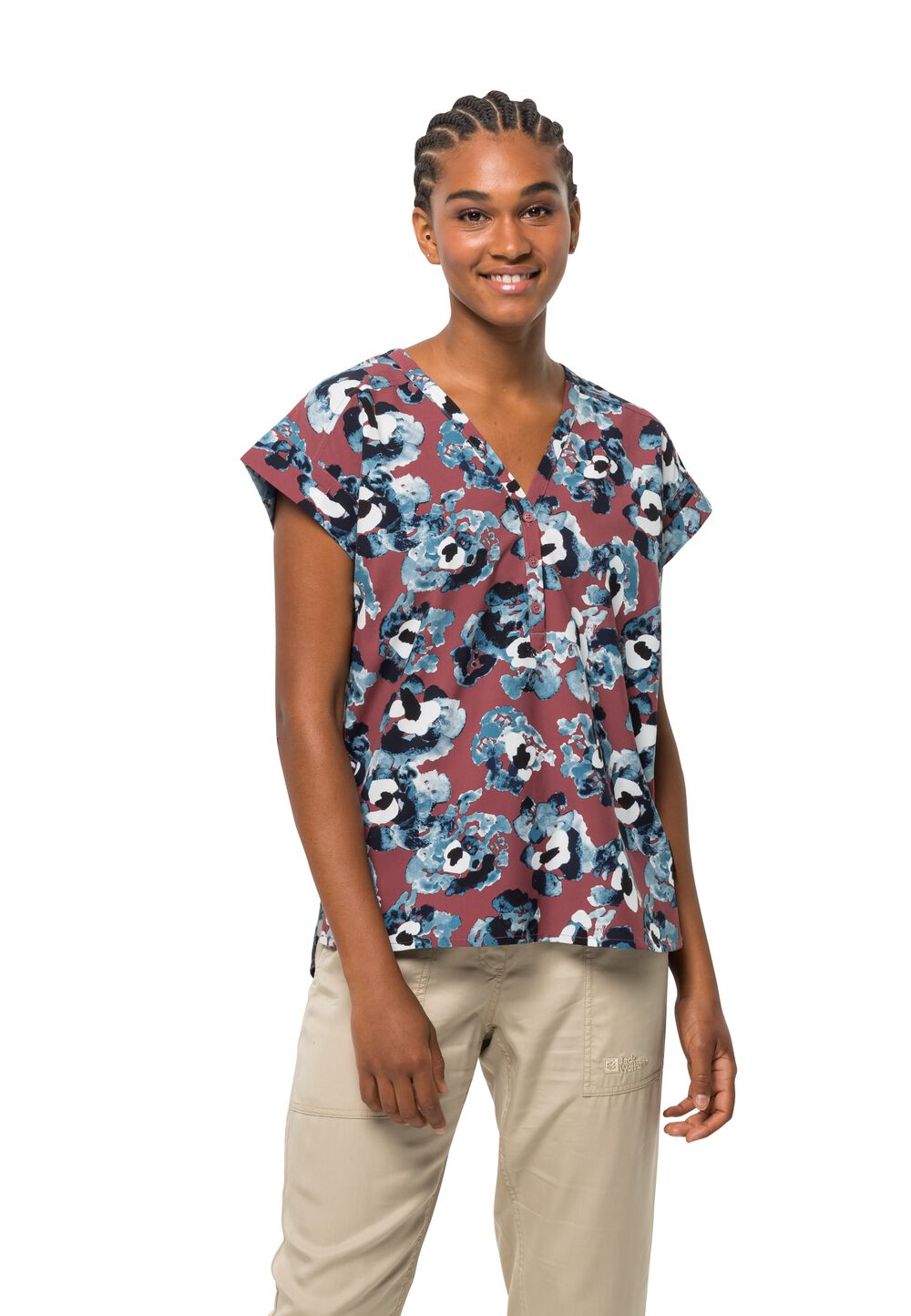 Jack Wolfskin Damen T-shirt Flower Shirt Women S apple butter 51 apple butter 51 von Jack Wolfskin