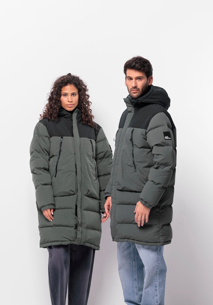 Jack Wolfskin Daunenjacke »DELLBRUECK LONG JKT«, mit Kapuze von Jack Wolfskin