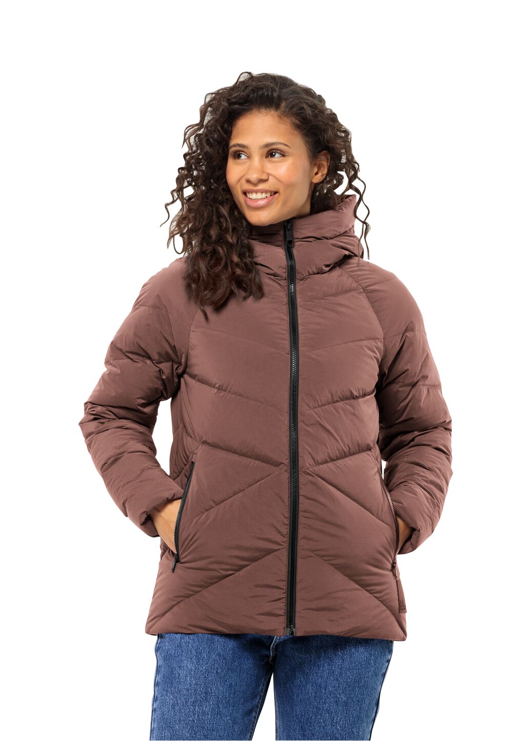 Jack Wolfskin Daunenjacke Damen Marienplatz Jacket Women S wild ginger wild ginger von Jack Wolfskin