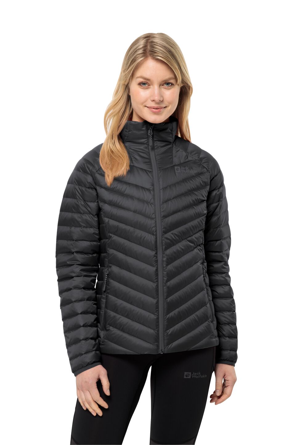 Jack Wolfskin Daunenjacke Damen Passamani Down Jacket Women XS schwarz black von Jack Wolfskin