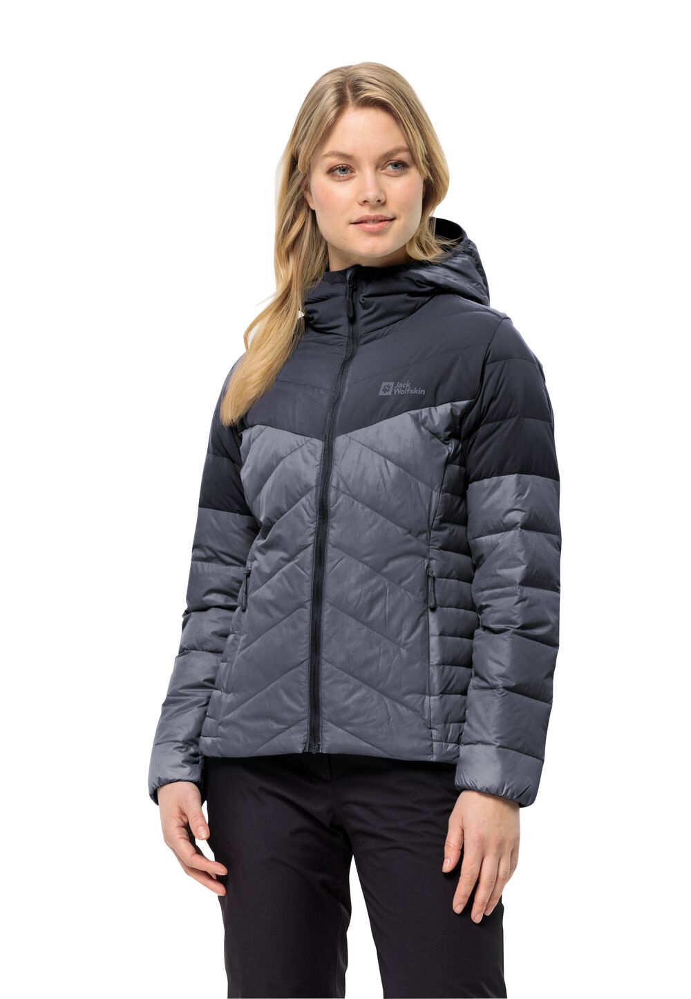 Jack Wolfskin Daunenjacke Damen Tundra Down Hoody Women L dolphin dolphin von Jack Wolfskin