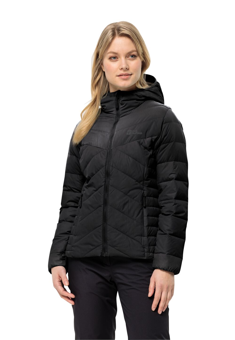 Jack Wolfskin Daunenjacke Damen Tundra Down Hoody Women S schwarz black von Jack Wolfskin