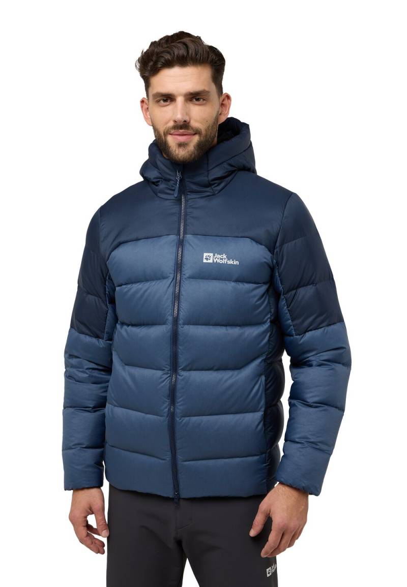 Jack Wolfskin Daunenjacke Herren Nebelhorn Down Hoody Men RDS L nature blue nature blue von Jack Wolfskin