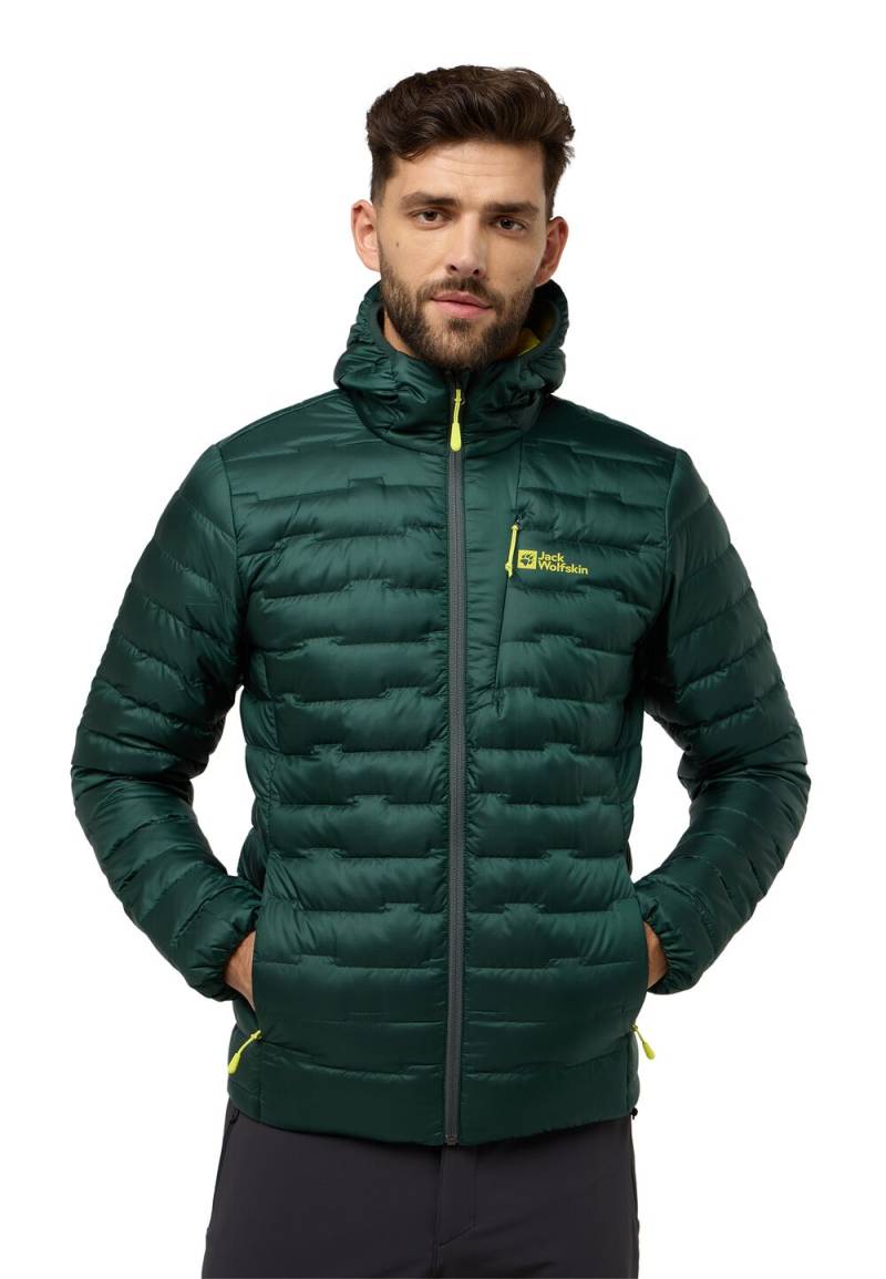 Jack Wolfskin Daunenjacke Herren Passamani Down Hoody Men RDS M black olive black olive von Jack Wolfskin